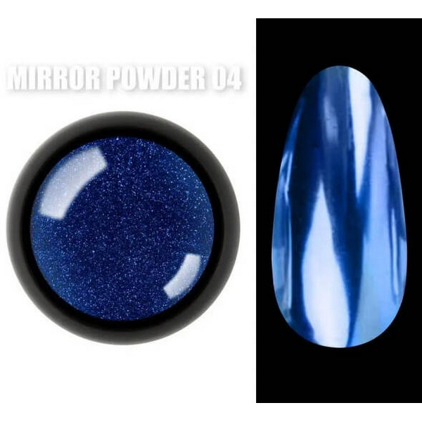 Mirror powder Втирка для нігтів дзеркало синій