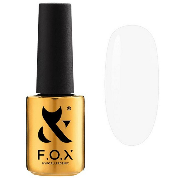 F.O.X gel-polish gold Spectrum 001, 7 ml (white)
