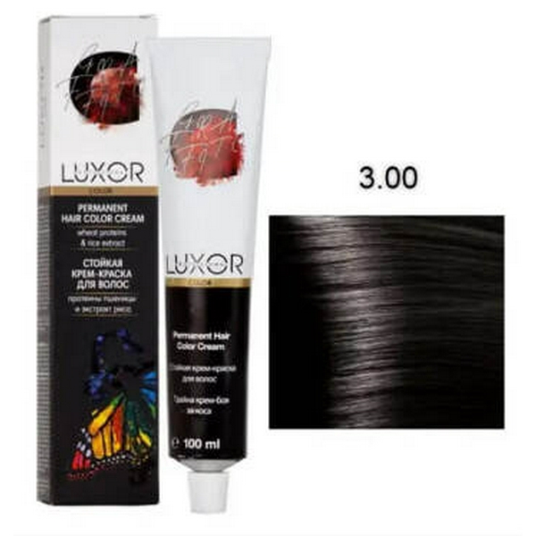 3.00 Темний коричневий натуральний інтенсивний LUXOR Professional 100 мл