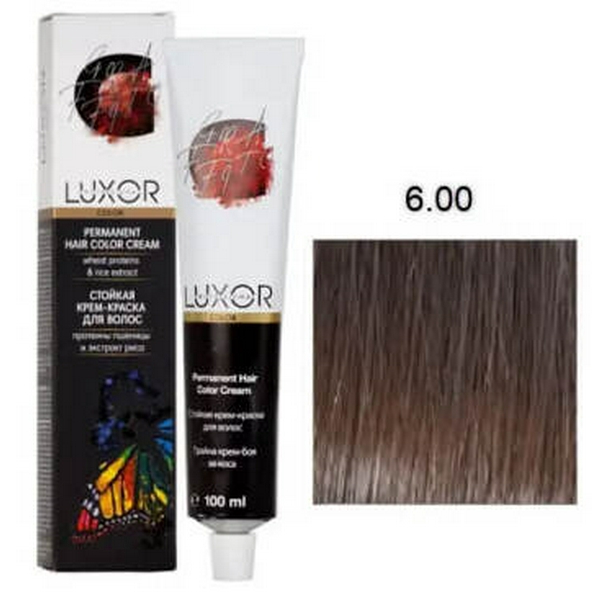 6.00 Темний блондин натуральний інтенсивний LUXOR Professional 100 мл