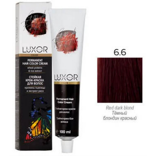 6.6 Темний блондин червоний LUXOR Professional 100 мл