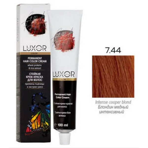 7.44 Блондин мідний інтенсивний LUXOR Professional 100 мл