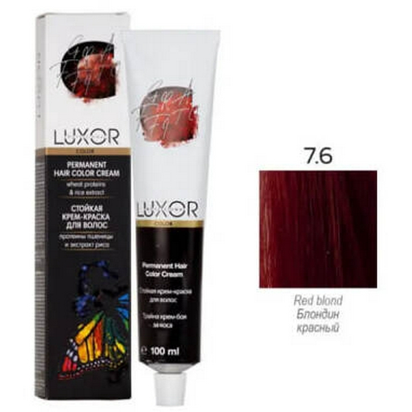 7.6 Блондин червоний LUXOR Professional 100 мл