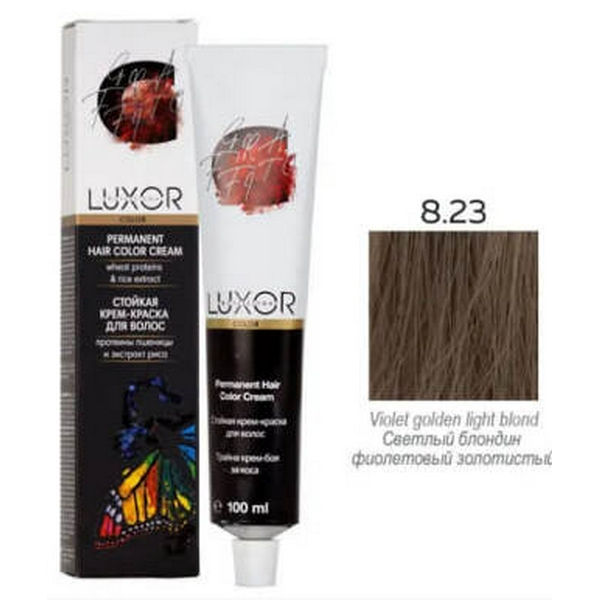 8.23 Світлий блондин фіолетовий золотистий LUXOR Professional 100 мл