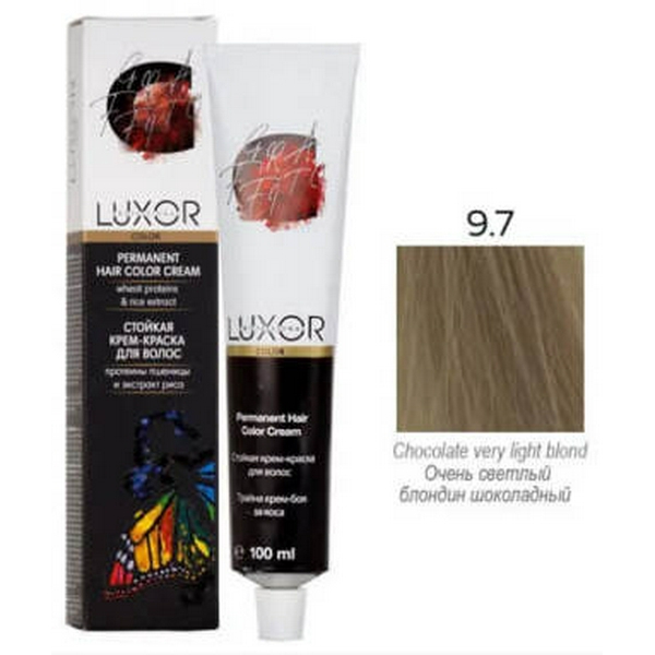 9.7 Дуже світлий блондин шоколадний LUXOR Professional 100 мл