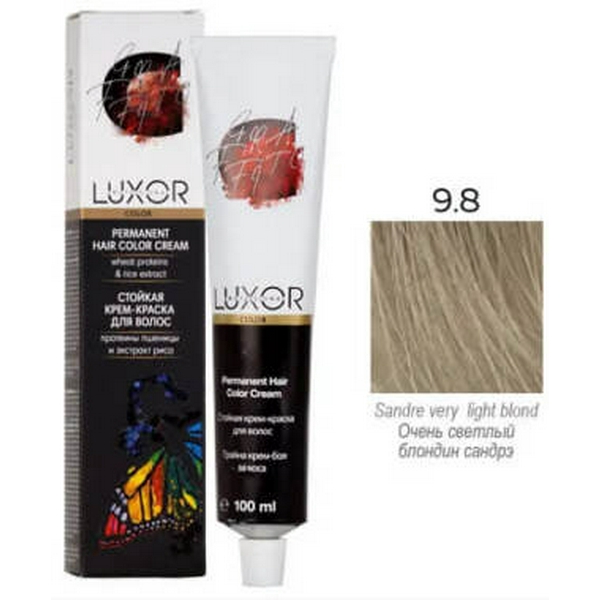 9.8 Дуже світлий блондин сандре LUXOR Professional 100 мл