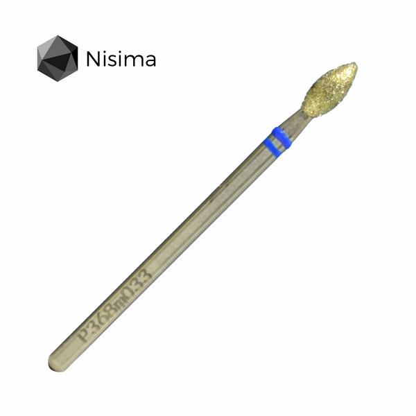 Nisima Крапля 3,3 мм синя P368 m 033