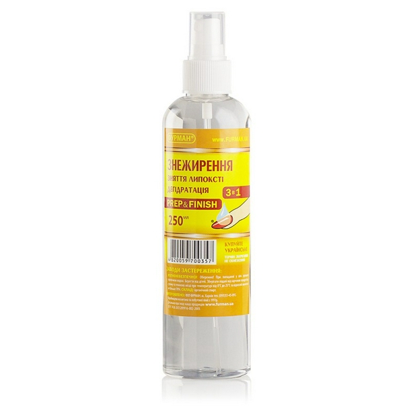 Знежирення та зняття липкості PREP&FINISH  250 мл