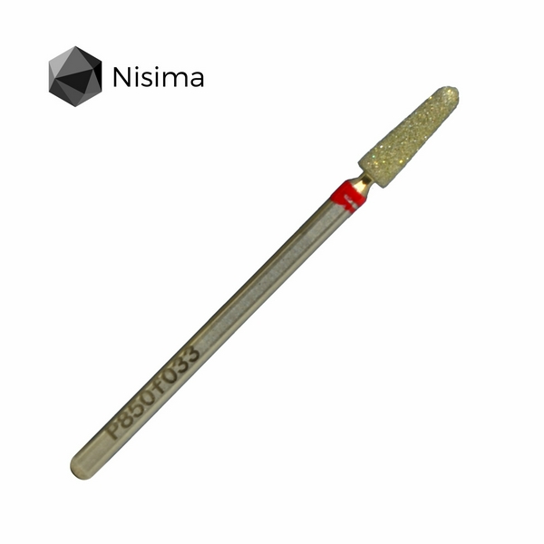 Nisima Заокруглений конус 3,3 мм червоний P850 f 033