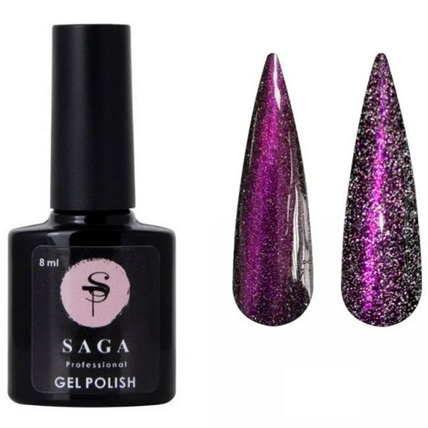 SAGA  professional гель лак 7 CAT  CHAMELEON 9 мл