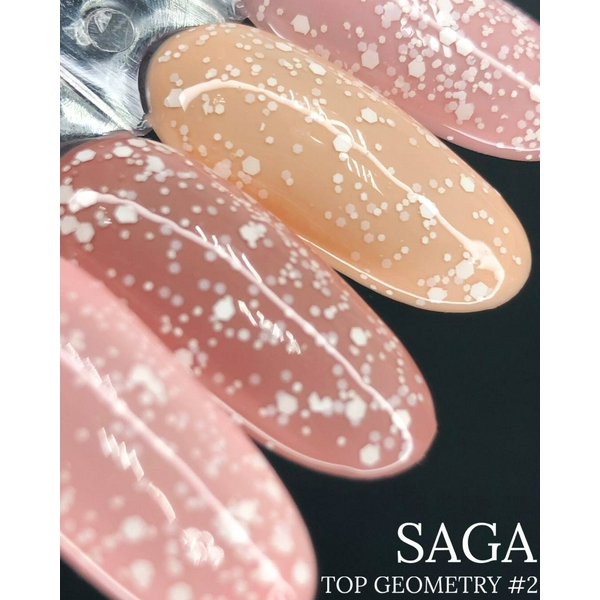 SAGA professional топ без липкого шару Geometry 8 мл 2