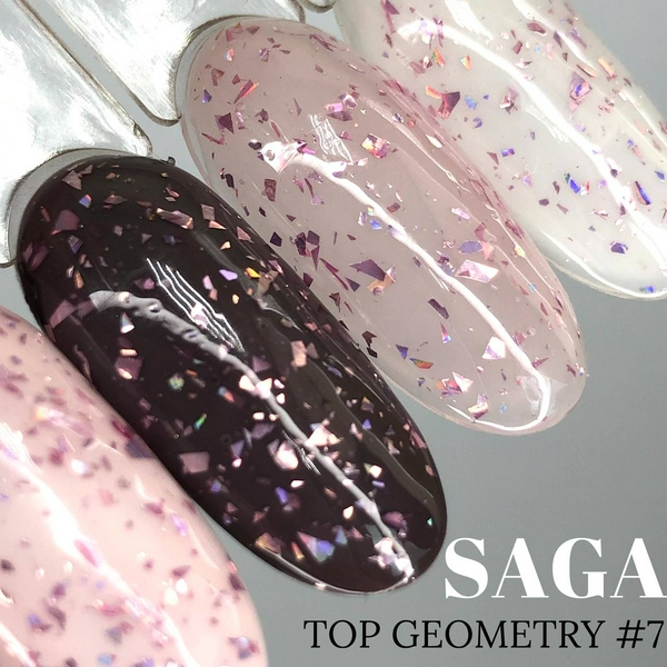 SAGA professional топ без липкого шару Geometry 8 мл 7