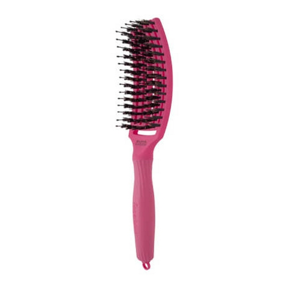 Щітка FINGERBRUSH Care Iconic Boar&Nylon Hot Pink M