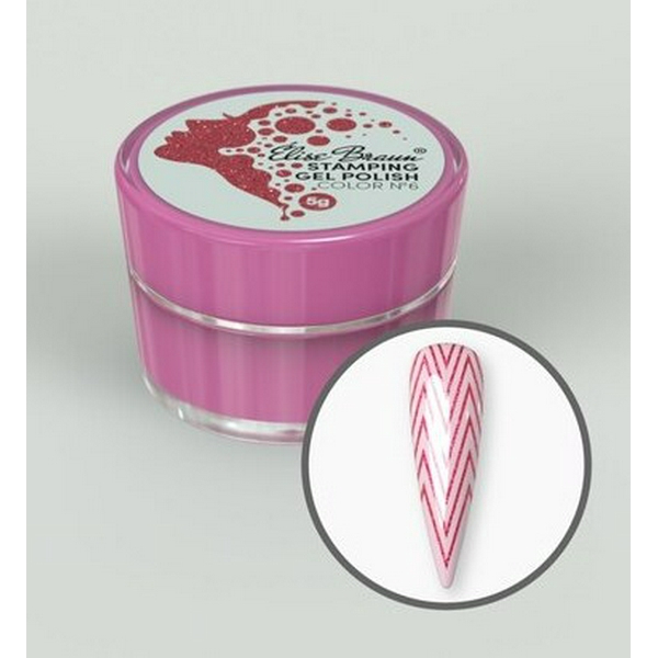 Elise Braun Stamping Gel №06 Гель-фарба для стемпінгу 5 g