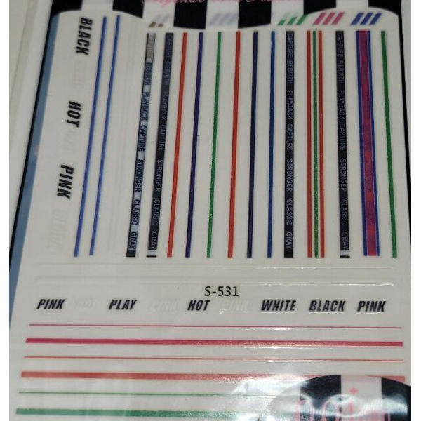 Nail Decals Наклейка на нігті S-531