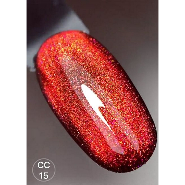 SAGA  professional гель лак 15 CAT  CHAMELEON 9 мл