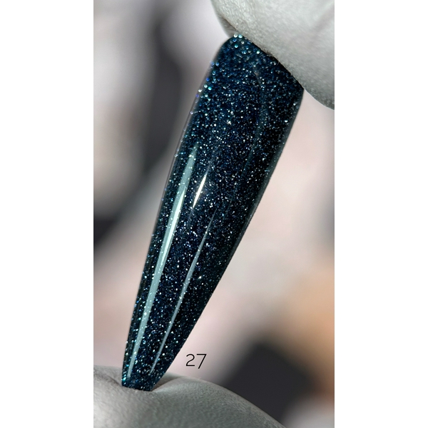 Гель-лак Saga Fiery Gel №27 (індиго, світловідбивний) 9 мл