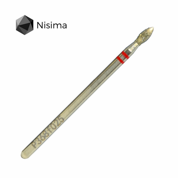 Nisima Крапля 2,5 мм червона P368 f 025