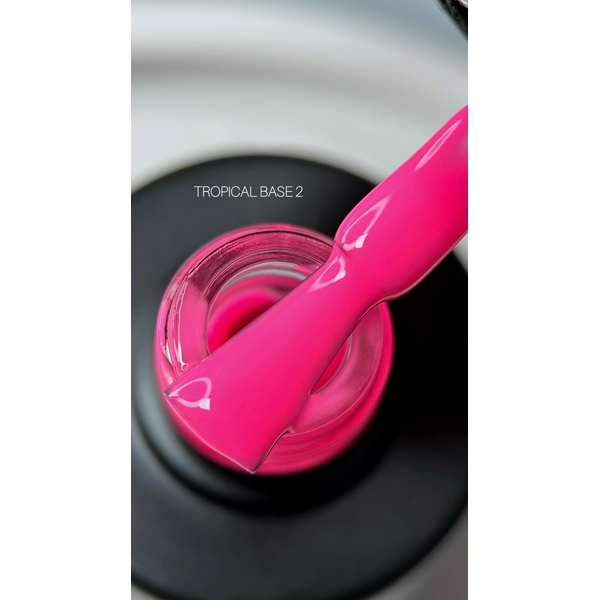 SAGA professional tropical BASE з пензликом 2 (яскраво-рожевий, неоновий), 9 мл