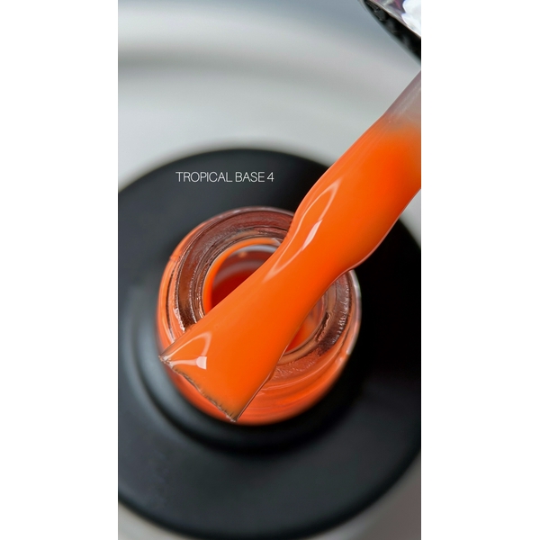 SAGA professional tropical BASE з пензликом 4 (помаранчевий, неоновий), 8 мл
