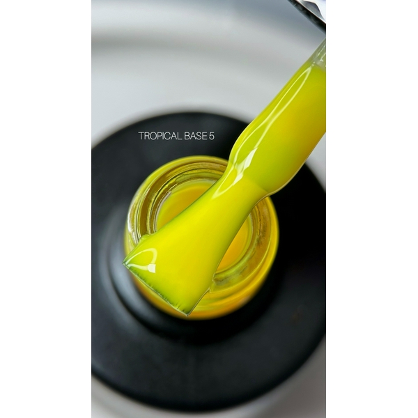 SAGA professional tropical BASE з пензликом 5 (жовтий, неоновий), 9 мл