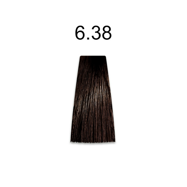 Kaaral Baco Soft Color Безаміачна фарба для волосся 6.38 темний блондин золотисто-коричневий 100 мл