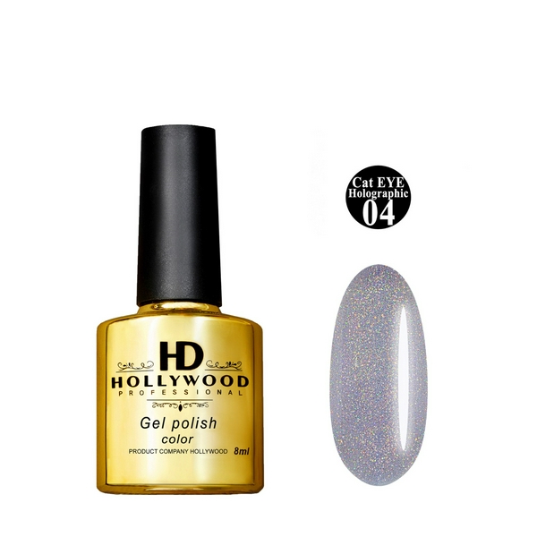 Гель-лак HD Cat Eye HOLOGRAPHIC  №004 8мл