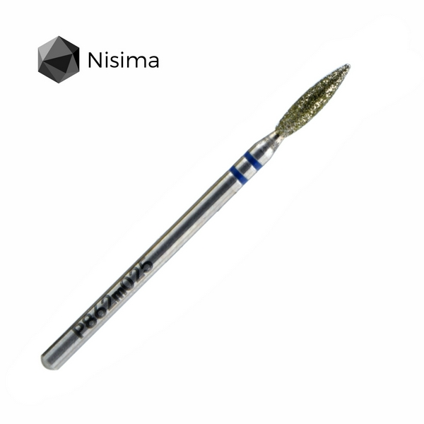Nisima Полум`я алмаз 2,5 мм синє P862m025