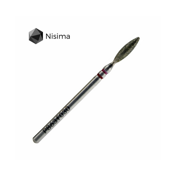 Nisima Полум`я тупе 3 мм червоне P863 f 030
