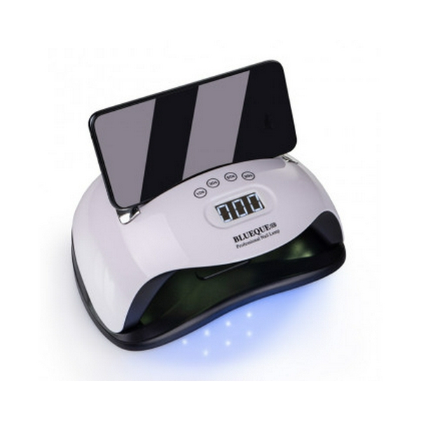 LED+UV SUN BQ-V9 WHITE, 168W (з підставкою для телефону)