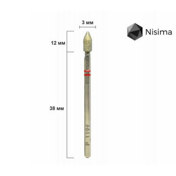 Nisima Олівець 3 мм червоний P_119fK