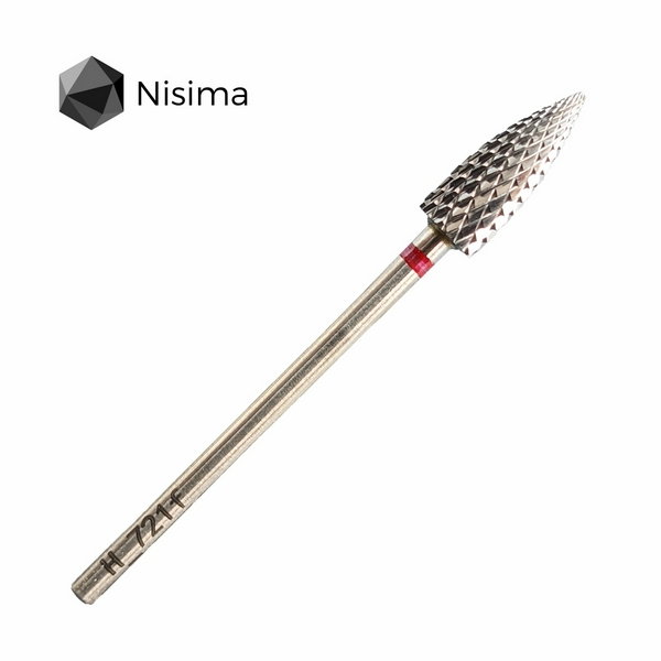 Nisima Конус гострий червоний абразив H_721fK