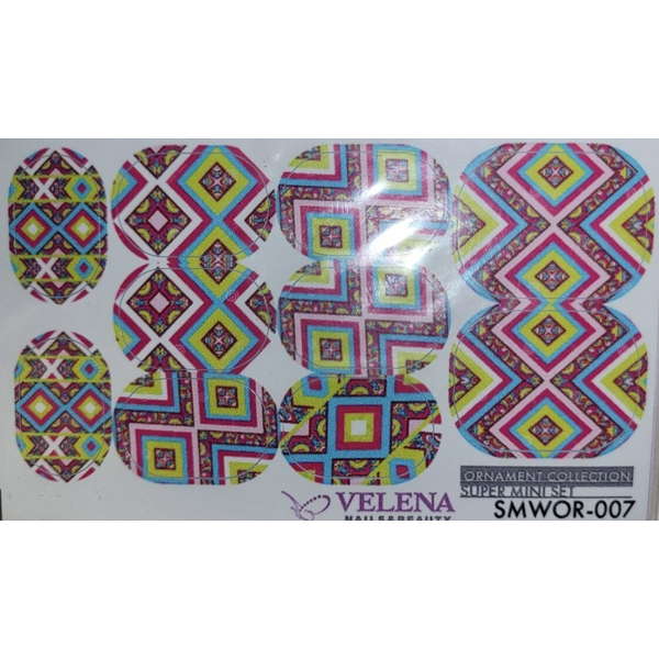 Velena Наклейка на нігті SMWOR-007