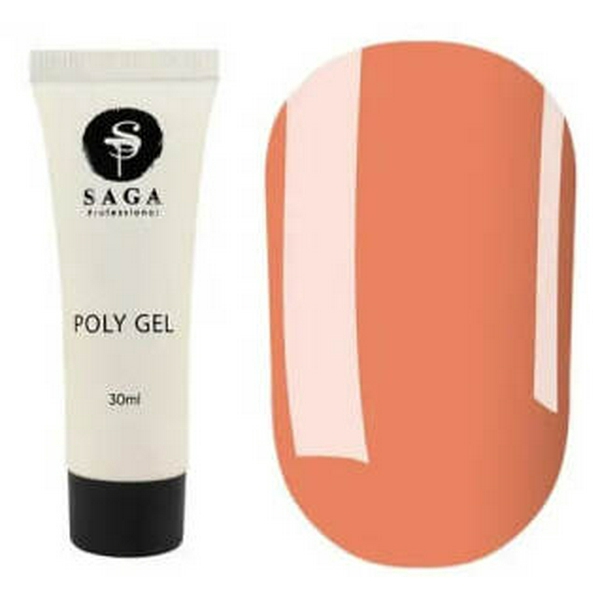 SAGA professional POLY GEL  Peach  30мл