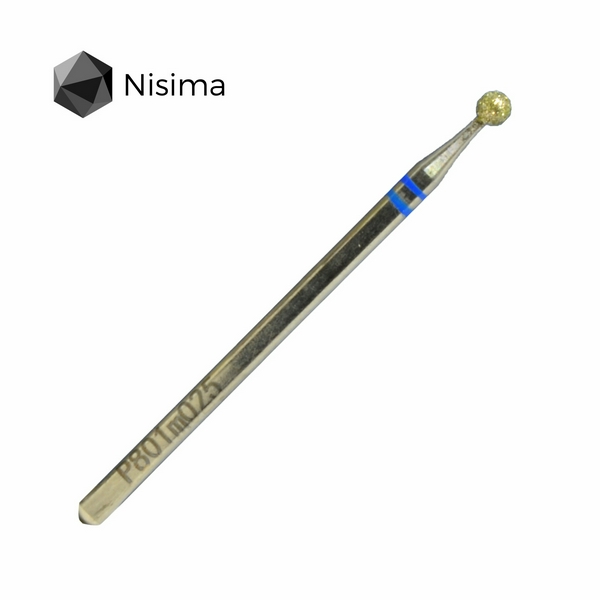 Nisima Куля 2,5 мм синя P801m025
