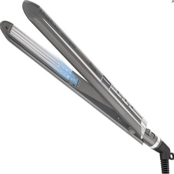 Плойка TICO Professional LASER ION  PLATINUM CRIMPER графіт
