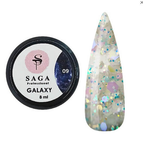 SAGA  professional   Galaxy glitter 8 ml 9