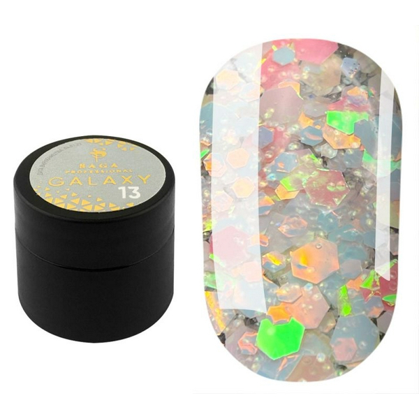 SAGA  professional   Galaxy glitter 8 ml 13
