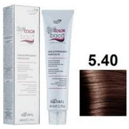 Kaaral Baco Soft Color Безаміачна фарба для волосся 5.40 мідний світло-каштанів 60 мл
