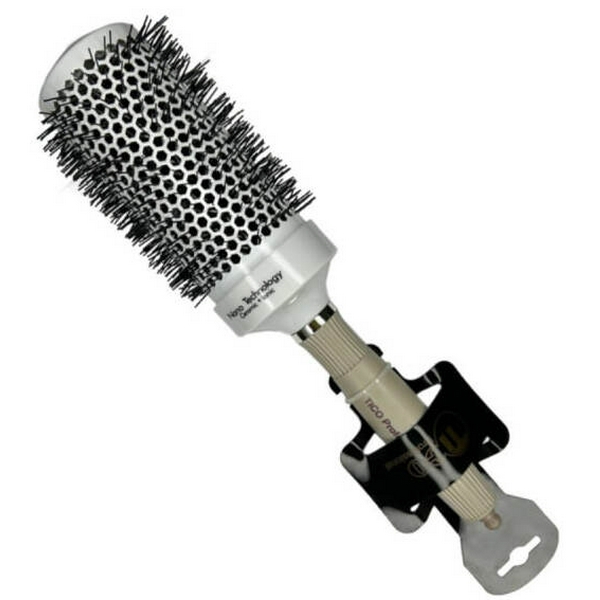 Термобраш Tico Professional Nano Tech Ceramic Ionic Grey&White d53мм (600198)