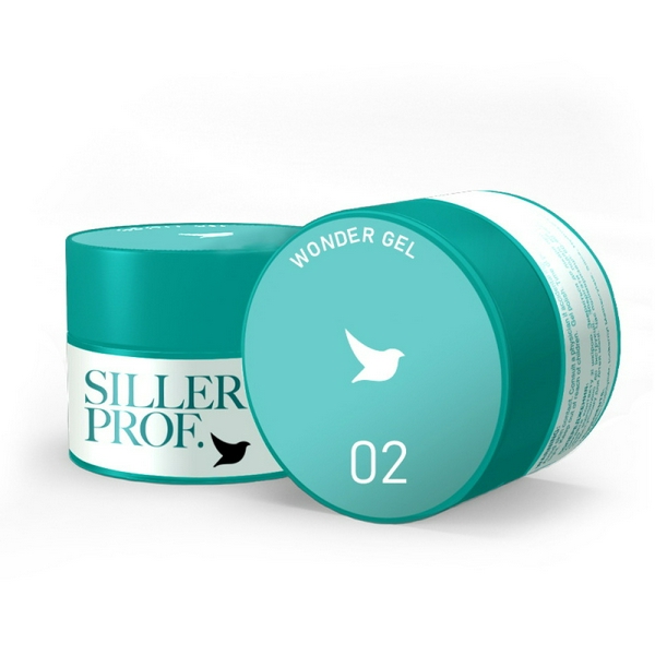 Siller WONDER Gel One Phase UV/LED
№ 002,White.гель білий 30 мл