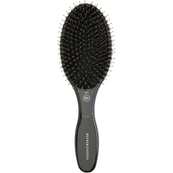 Щiтка EXPERT CARE OVAL Boar&Nylon Bristles Black(масажна)