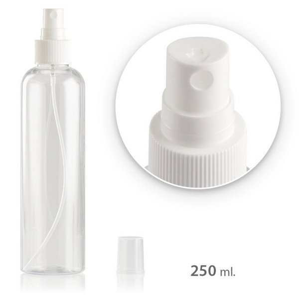 Флакон прозорий з розпилювачем 250 мл