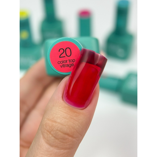 Топ із глянцевим ефектом Siller Color Top Vitrage №20, 8 мл