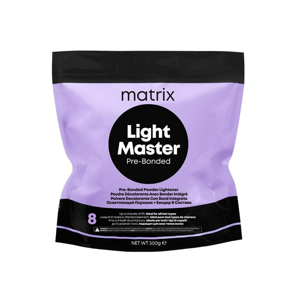 MATRIX Лайтмастер Пре-Бондед, пудра з бондером для освітлення волосся до 8-ми рівнів тону, 1 грам