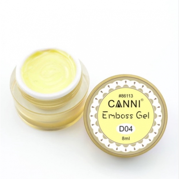 CANNI 3D Embossing gel \ гель-паста №4