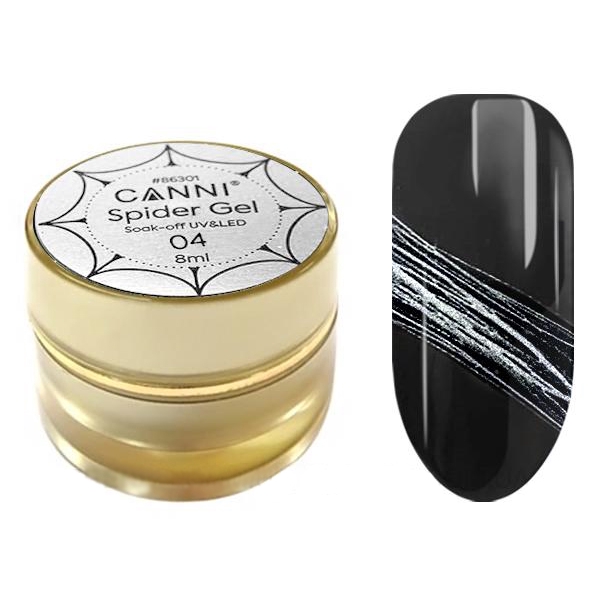 CANNI 3D Spider gel \ гель-павутинка №4