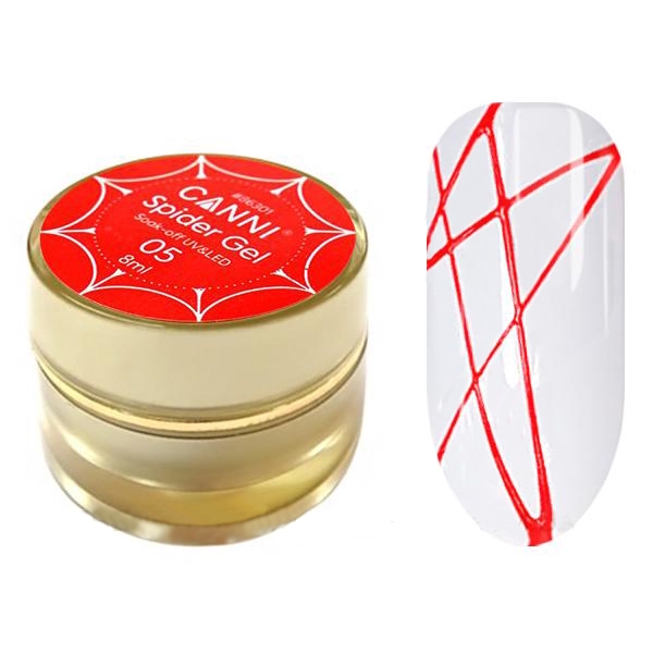 CANNI 3D Spider gel \ гель-павутинка №5