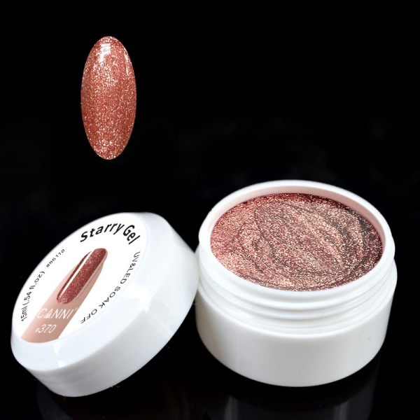 CANNI Starry gel №370 глітерний гель