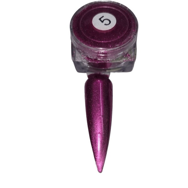 Nice Втирка для нігтів дзеркало №5 (фуксія)